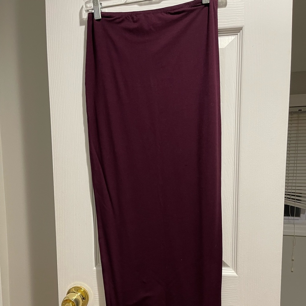 Mimu Maxi Skirt Leggings Maroon
